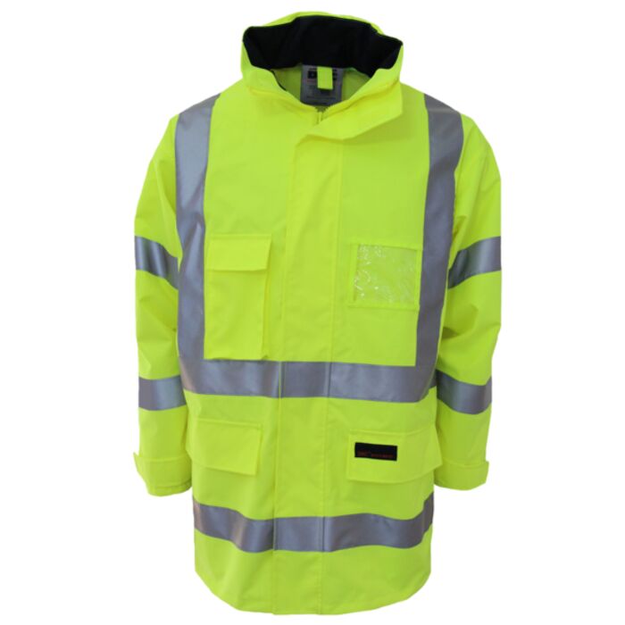 DNC Hi Vis Breathable Rain Jacket Biomotion Thumbnail