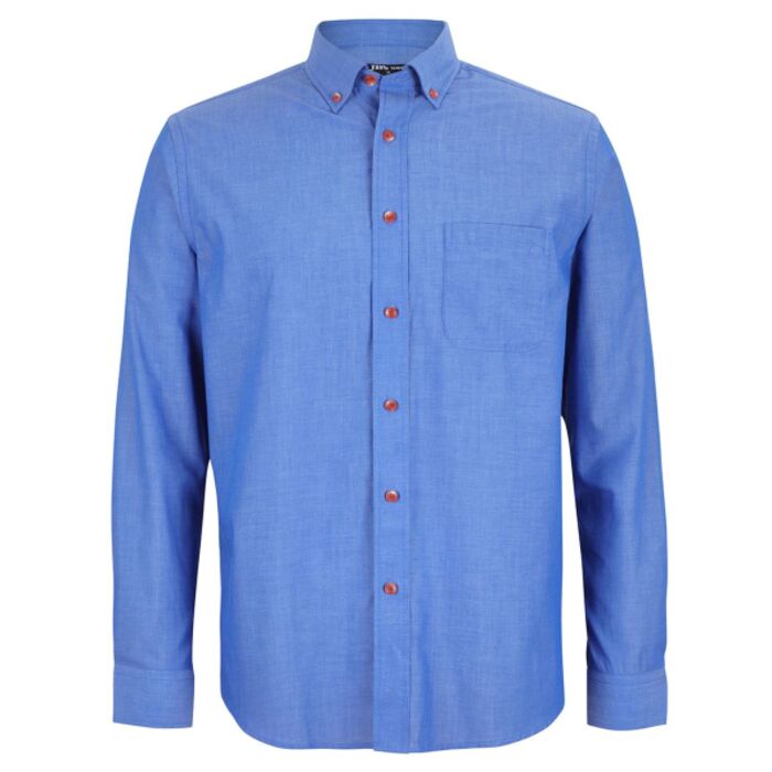 JB's L/S Indigo Chambray Shirt Thumbnail