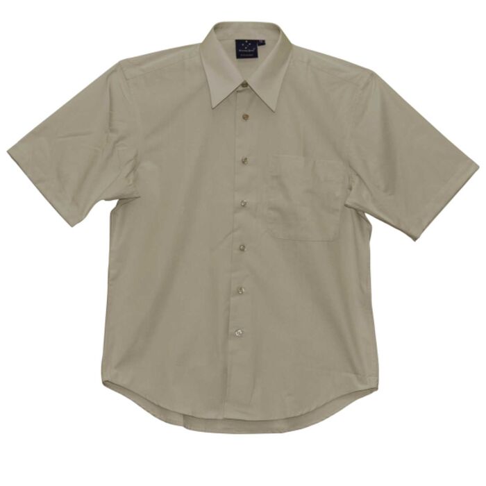 WS Mens Teflon Executive Short Sleeve Shirt Thumbnail