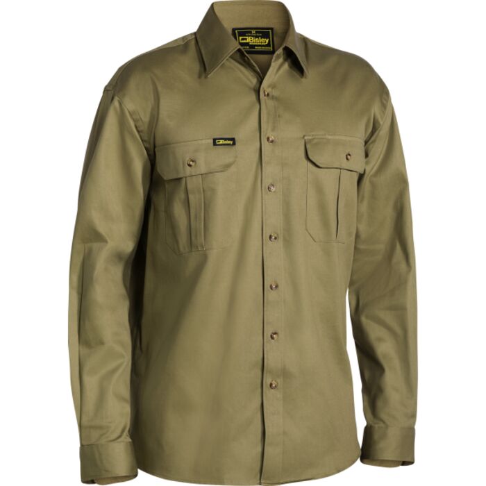 Bisley Original Cotton Drill Shirt Long Sleeve Thumbnail
