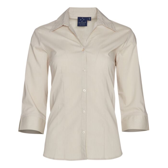 WS Women's Teflon Executive 3/4 Sleeve Shirt Thumbnail