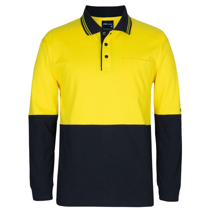 JB's Hi Vis L/S COTTON POLO Thumbnail