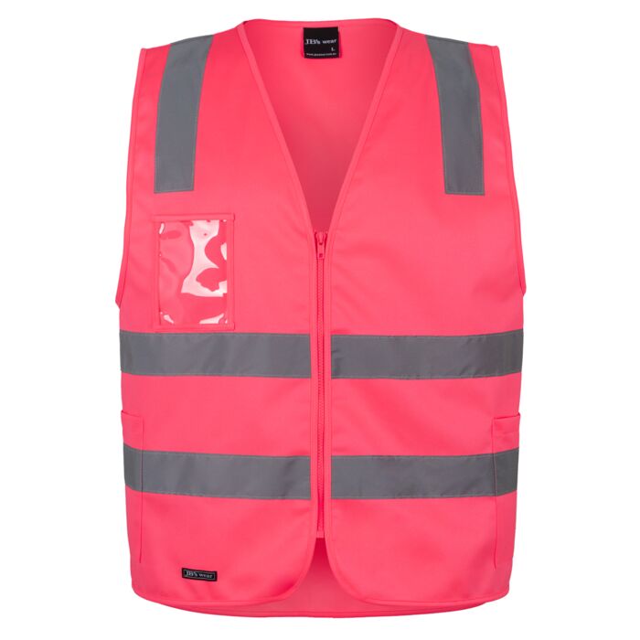 JB's Hi Vis (D+N) ZIP SAFETY VEST Thumbnail