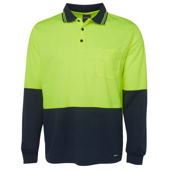 JB's Hi Vis L/S Traditional Polo Thumbnail