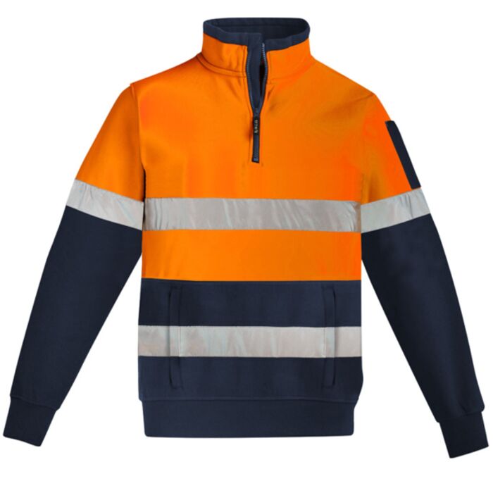 Syzmik Unisex Hi Vis 1/4 Zip Pullover - Hoop Taped Thumbnail