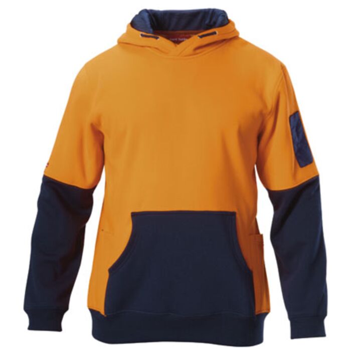 Hard Yakka Hi Vis 2 Tone Fleece Hoodie Thumbnail
