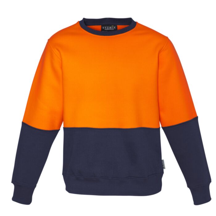Syzmik Unisex Hi Vis Crew Sweatshirt Thumbnail