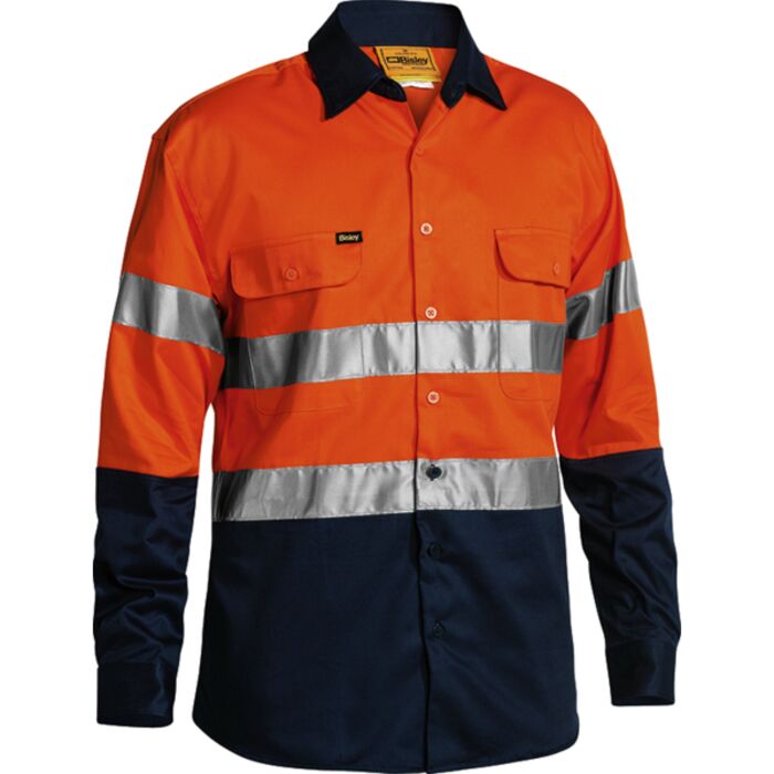 Bisley Taped Hi Vis Drill L/S Shirt Thumbnail