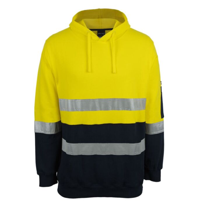 JB's Hi Vis D+N 310 Cotton Pull Over Hoodie Thumbnail