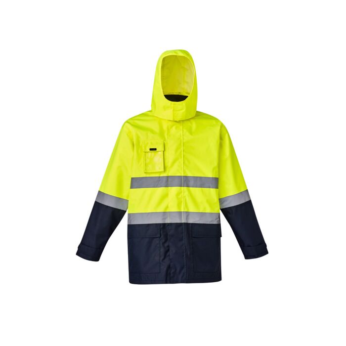 Syzmik Mens Hi Vis Basic 4 in 1 Waterproof Jacket Thumbnail