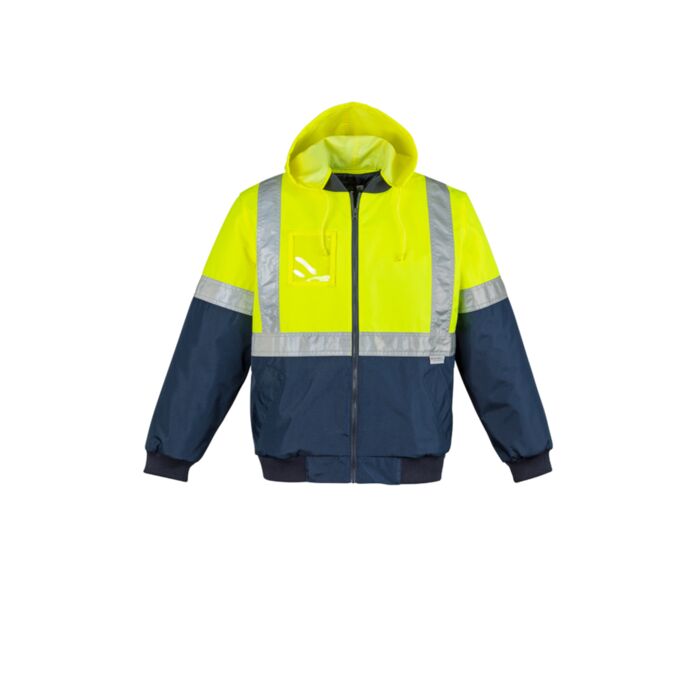 Syzmik Mens Hi Vis Quilted Flying Jacket Thumbnail