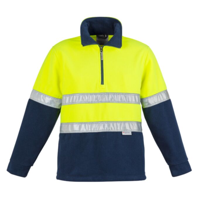 Syzmik Mens Hi Vis Fleece Jumper Hoop Taped Thumbnail