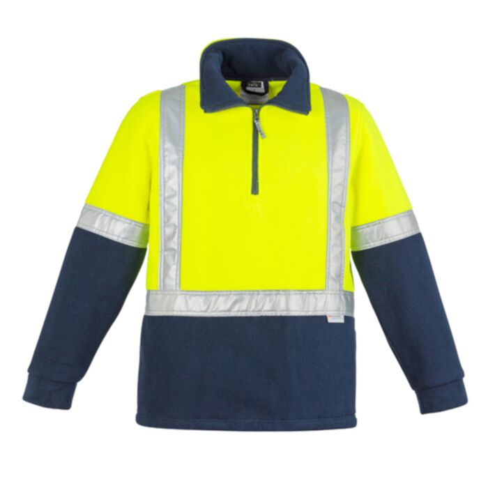 Syzmik Hi Vis Mens Fleece Jumper Shoulder Taped Thumbnail