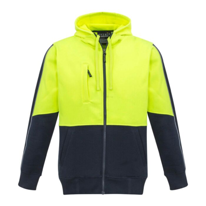 Syzmik Unisex Hi Vis Full Zip Hoodie Thumbnail