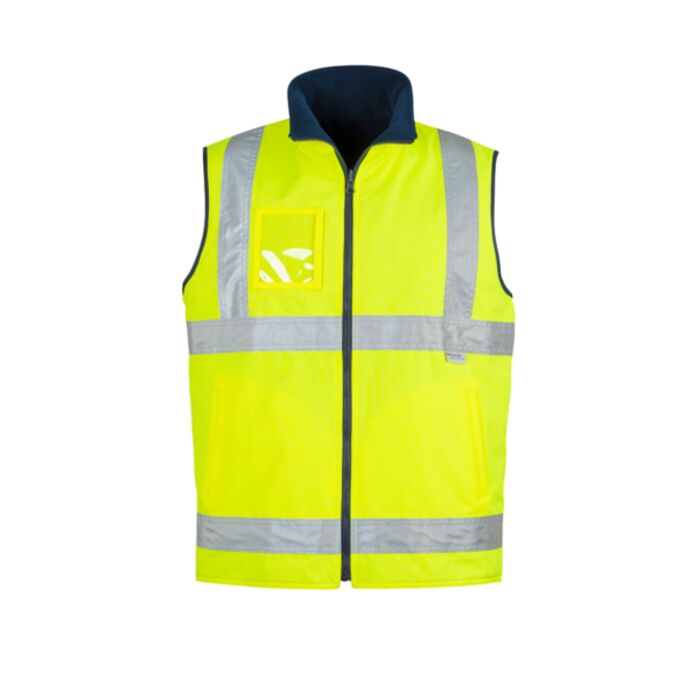 Syzmik Mens Hi Vis Lightweight Fleece Lined Vest Thumbnail