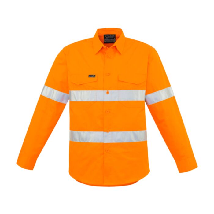 Syzmik Mens Hi Vis Hoop Taped Shirt Thumbnail