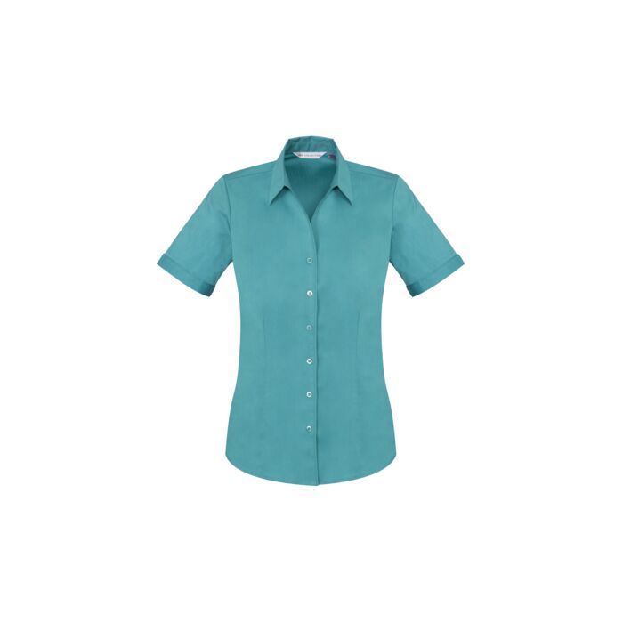 Biz Care Ladies Monaco Short Sleeve Shirt Thumbnail