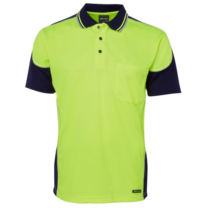 JB's Hi Vis Contrast Piping Polo Thumbnail