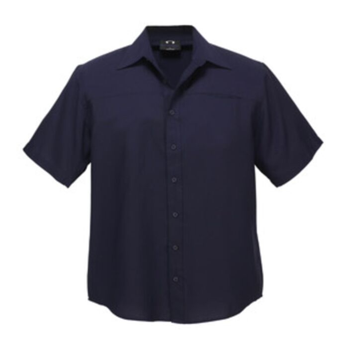 Biz Mens Plain Oasis Short Sleeve Shirt Thumbnail