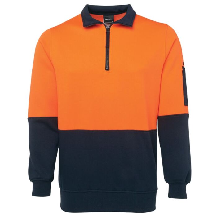 JB's Hi Vis 1/2 Zip Fleecy Sweat Thumbnail
