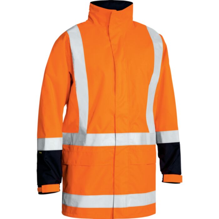 Bisley Taped Hi Vis Rain Shell Jacket Thumbnail
