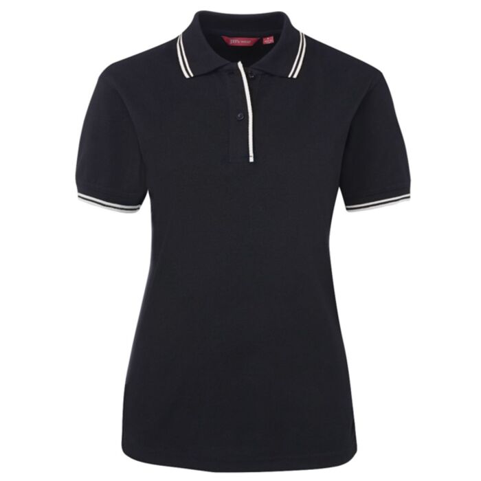 JB Ladies Contrast Polo Thumbnail
