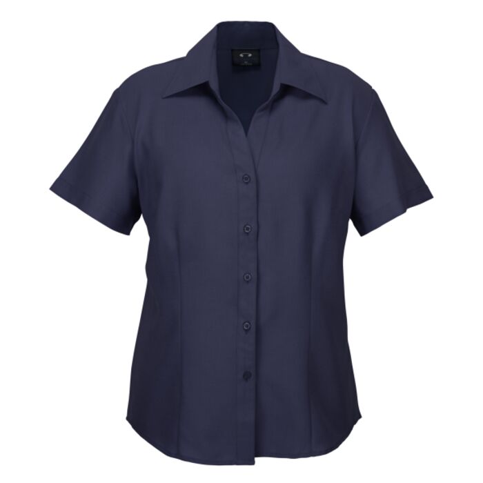Biz Ladies Plain Oasis Short Sleeve Shirt Thumbnail