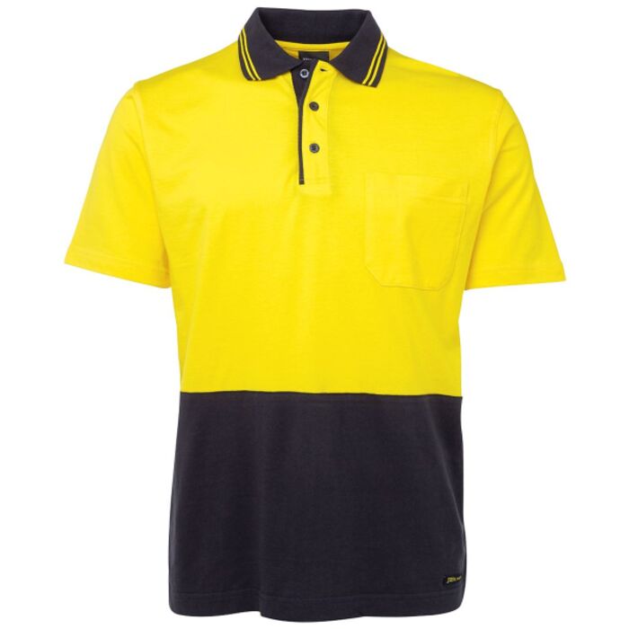 JB Hi Vis S/S Cotton Polo Thumbnail